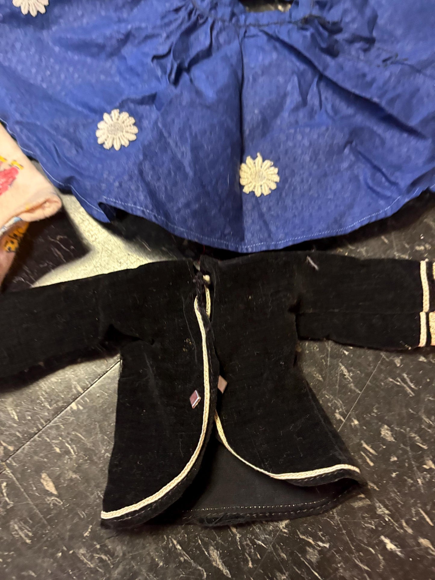 Beautiful lot  of antique doll clothes  great value  from major collection