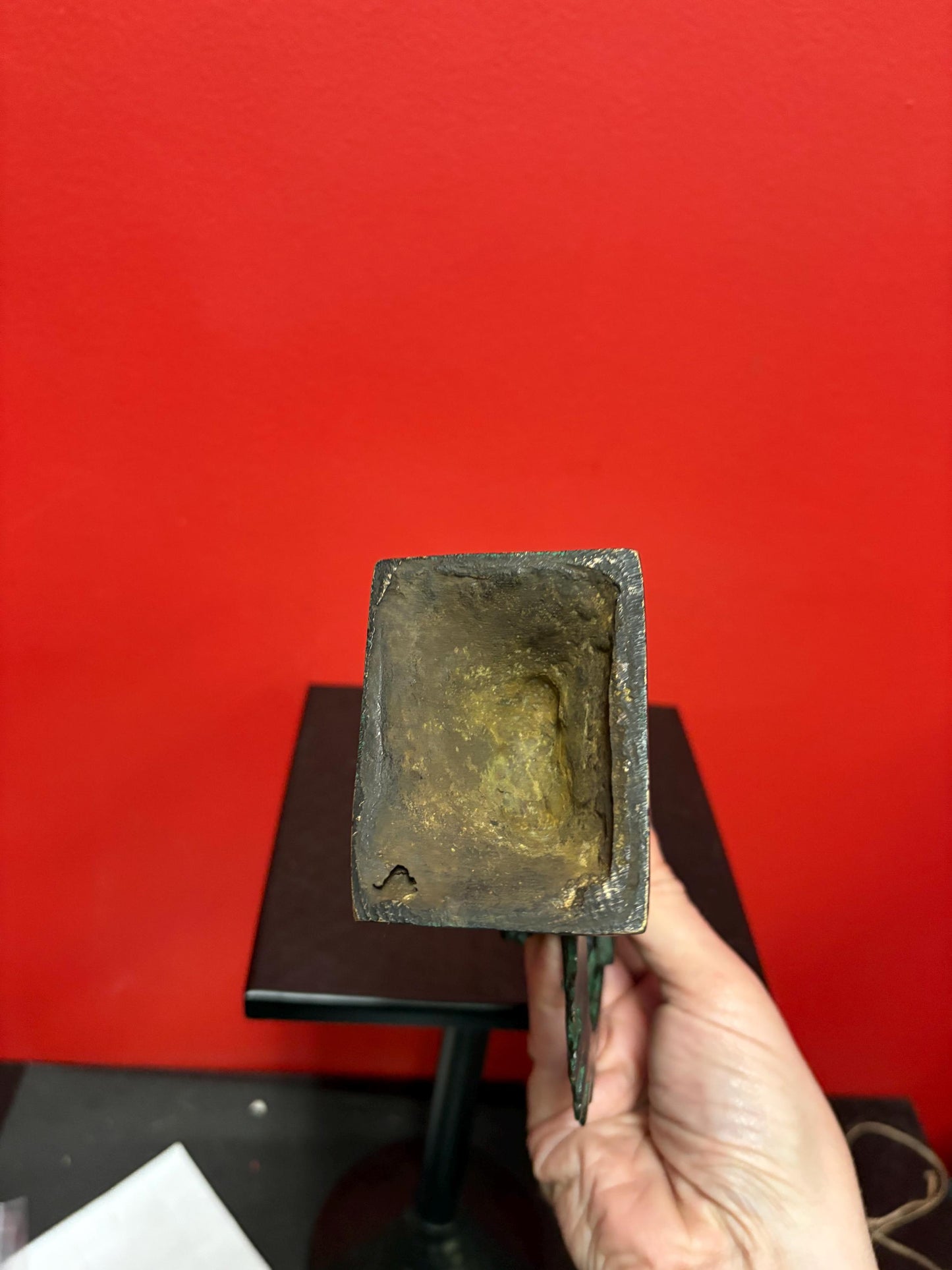 Very cool 7 inch bronze shiva great patina  beauty