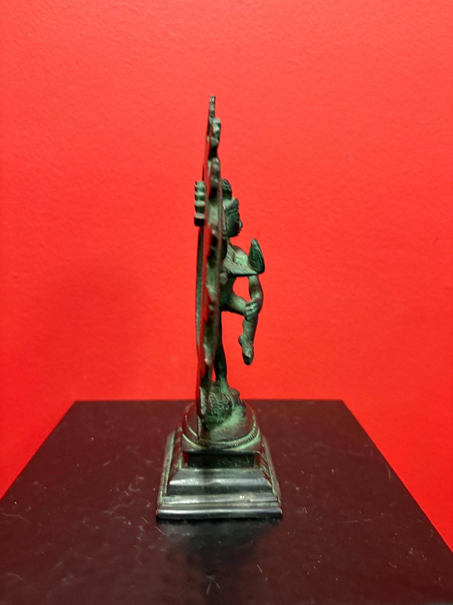 Very cool 7 inch bronze shiva great patina  beauty