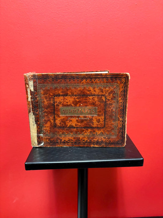 Very cool 1930s autograph book  English book - Canadian owner   great to read  great for  collector  good gift