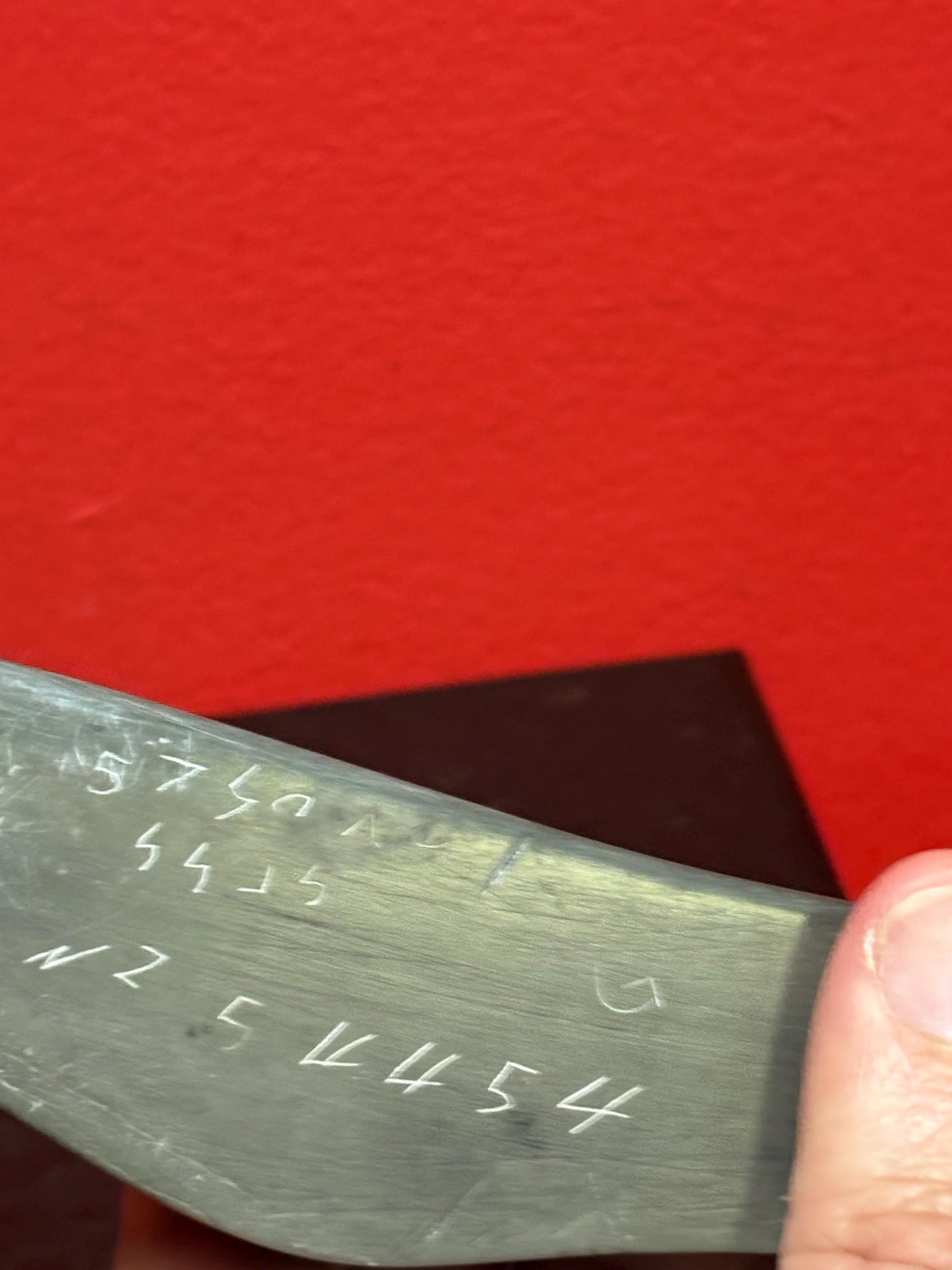 Lovely 7 x 3 high indigenous Inuit soapstone signed salmon   chip on tail good value