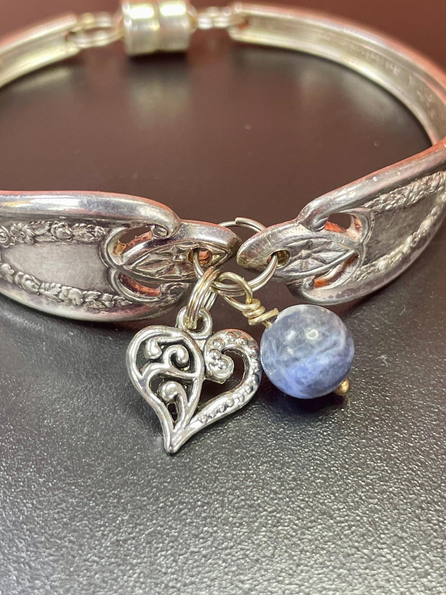 Vintage Silver Spoon Bracelet  Handcrafted Jewelry