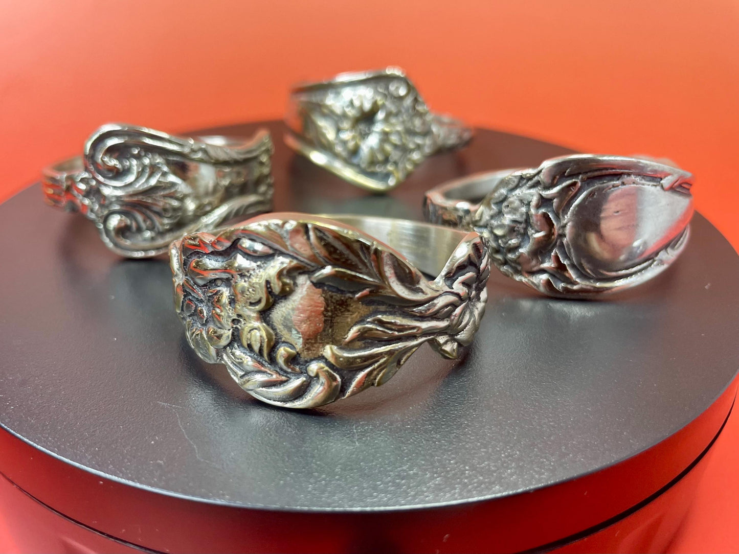 Set of 4 Metal Napkin Rings