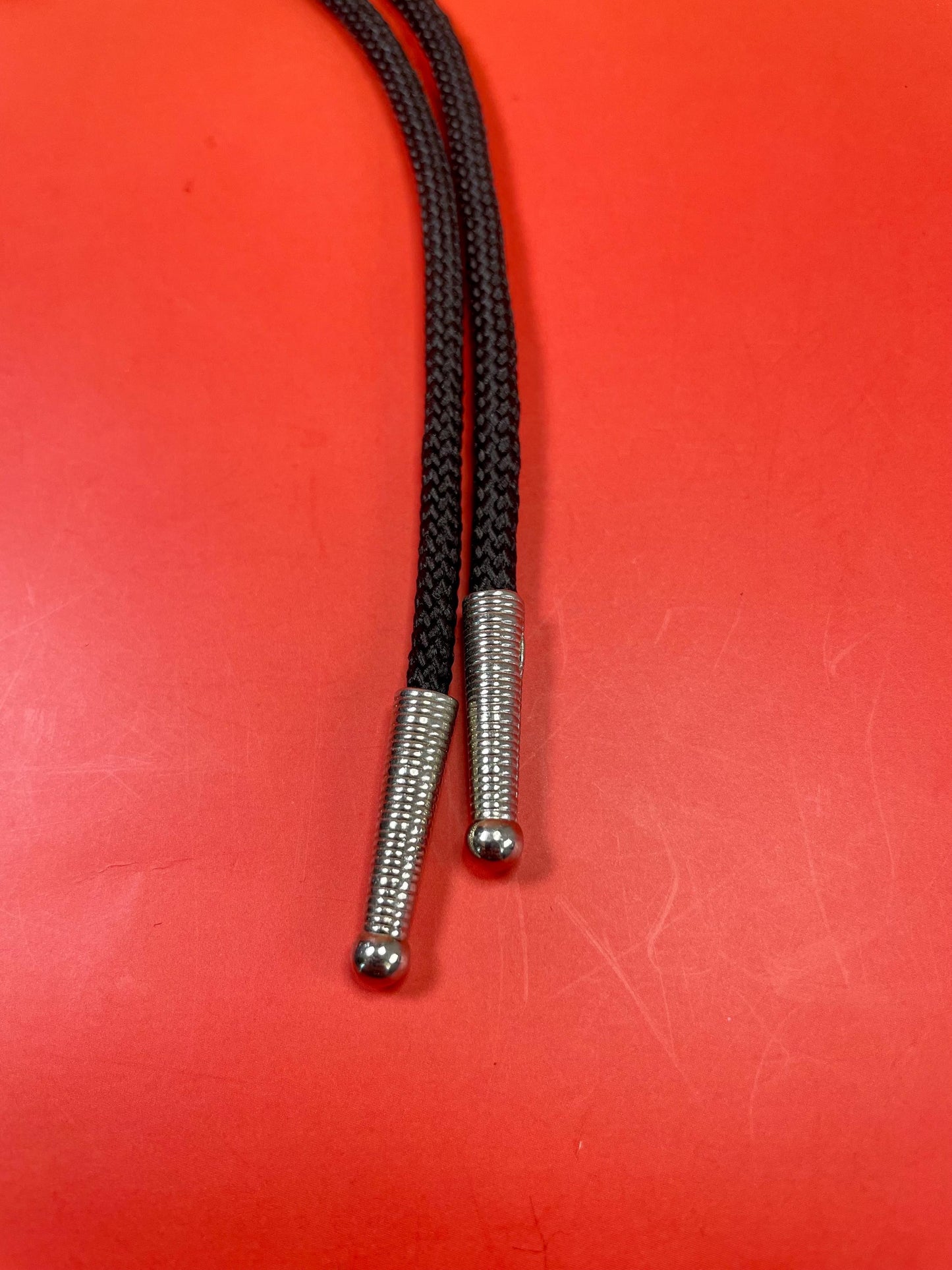 35 inch Bolo Tie with Pewter Orca  First Nations beauty