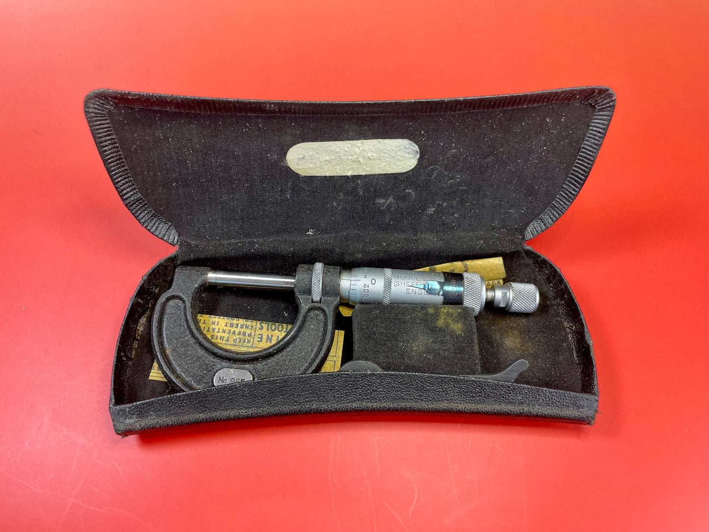 Vintage Micrometer with Original Case and Wrench