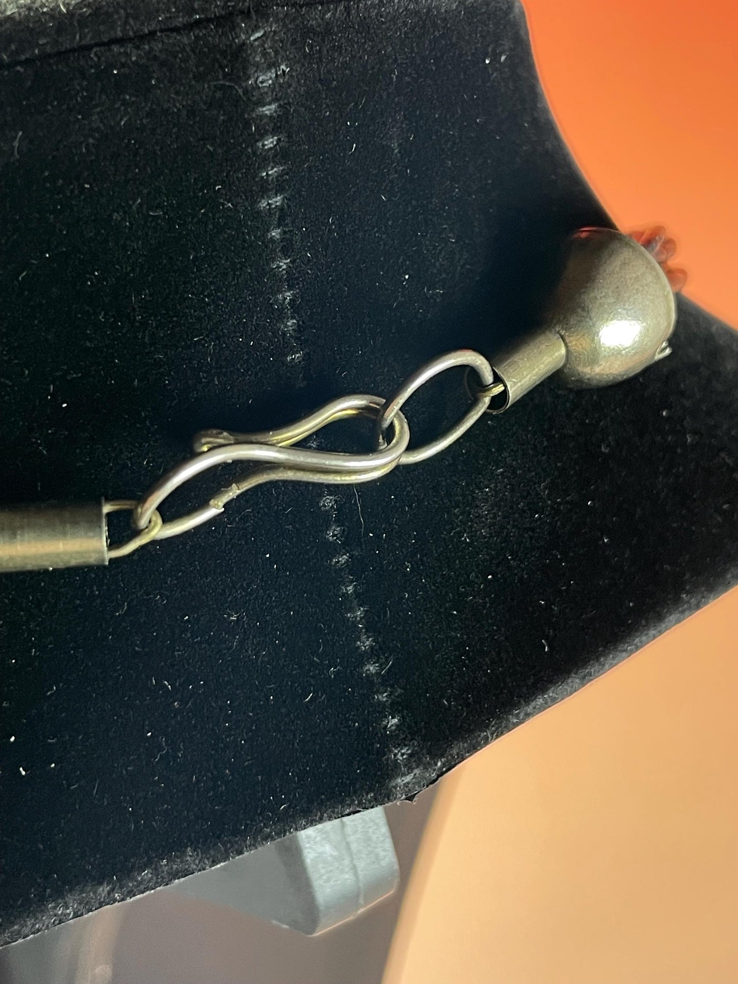 Unique Bone, Coin and Leather Corded Necklace