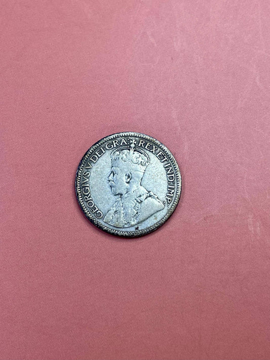 Canadian Currency Ten Cent Coin from 1936