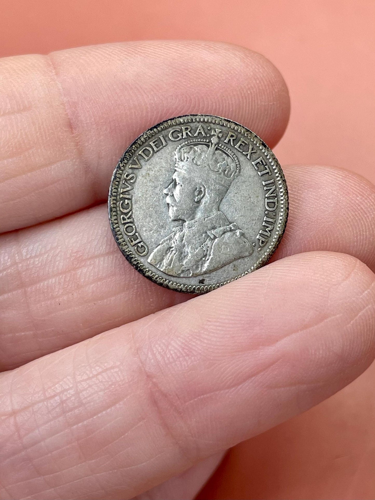 Canadian Currency Ten Cent Coin from 1936