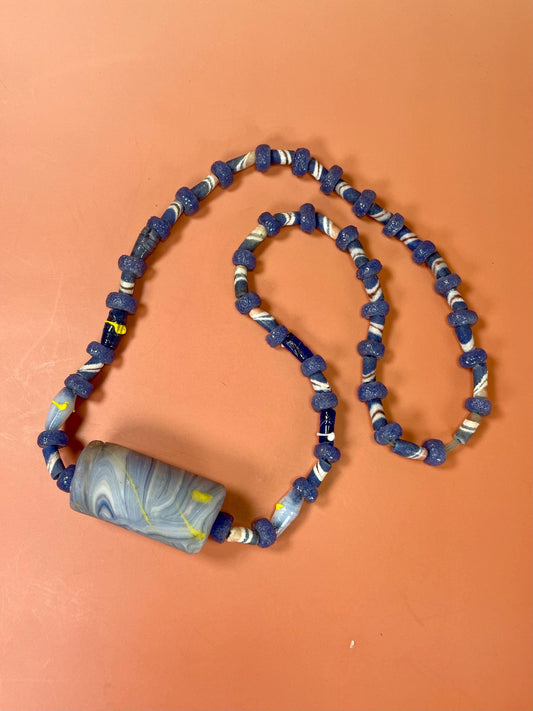 30 inch Venetian Glass Bead Necklace