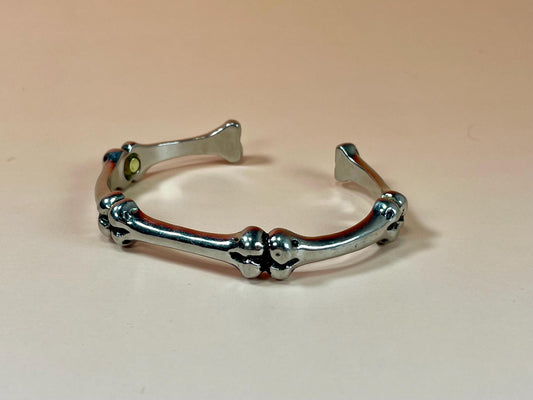 Heavy Stainless Steel Bone Bracelet