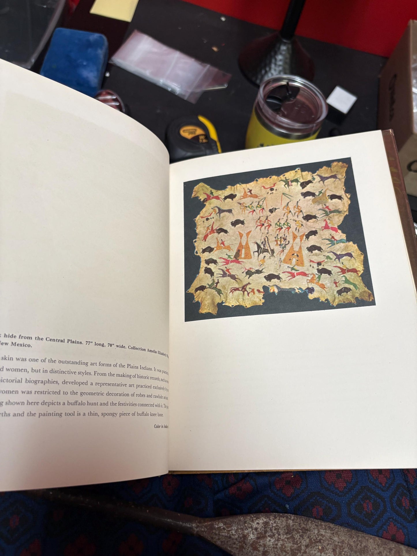 Beautiful 1941 Indian art of the United States book  great information