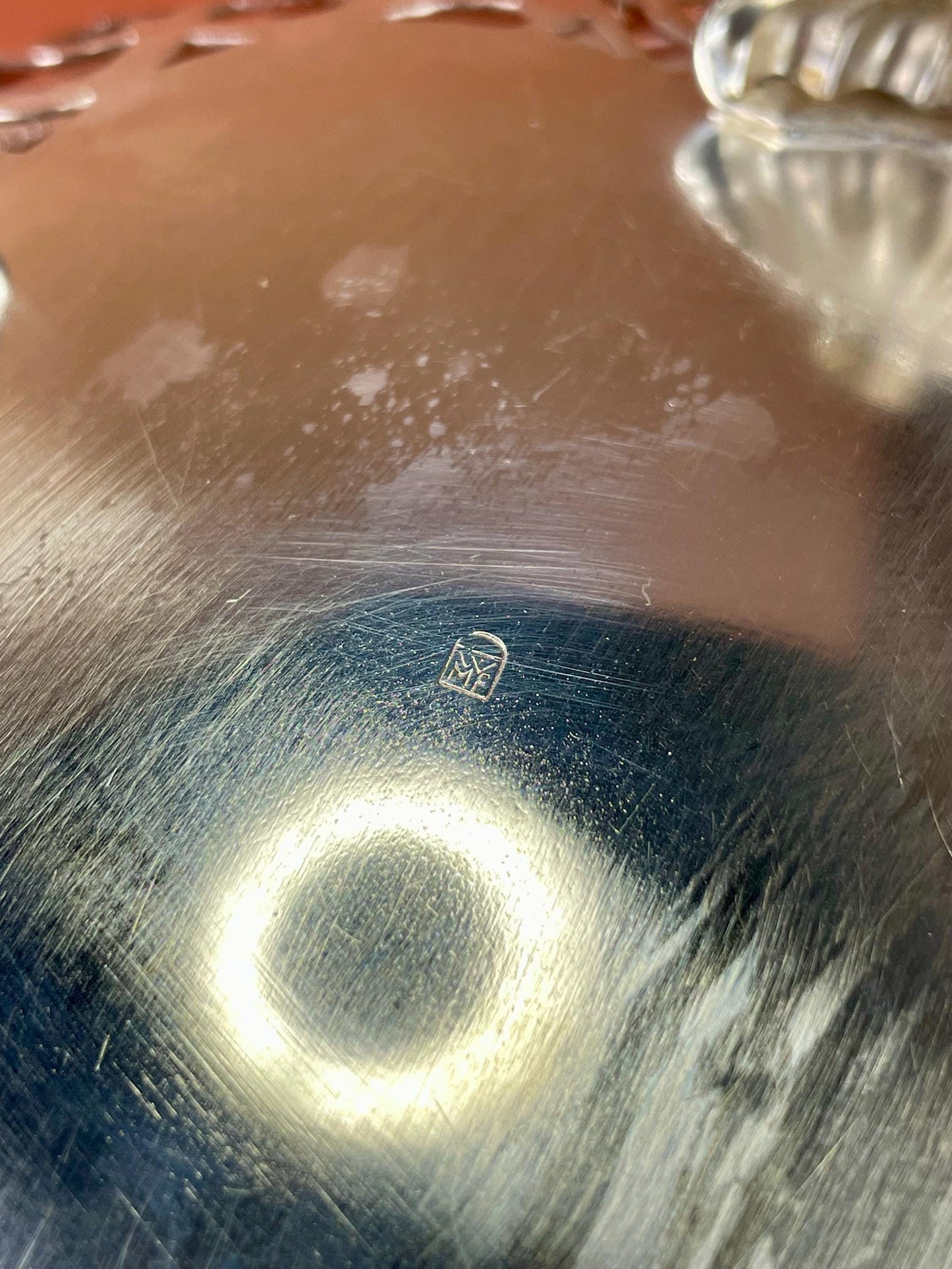 Stunning Silver Plated Lace Serving Dish