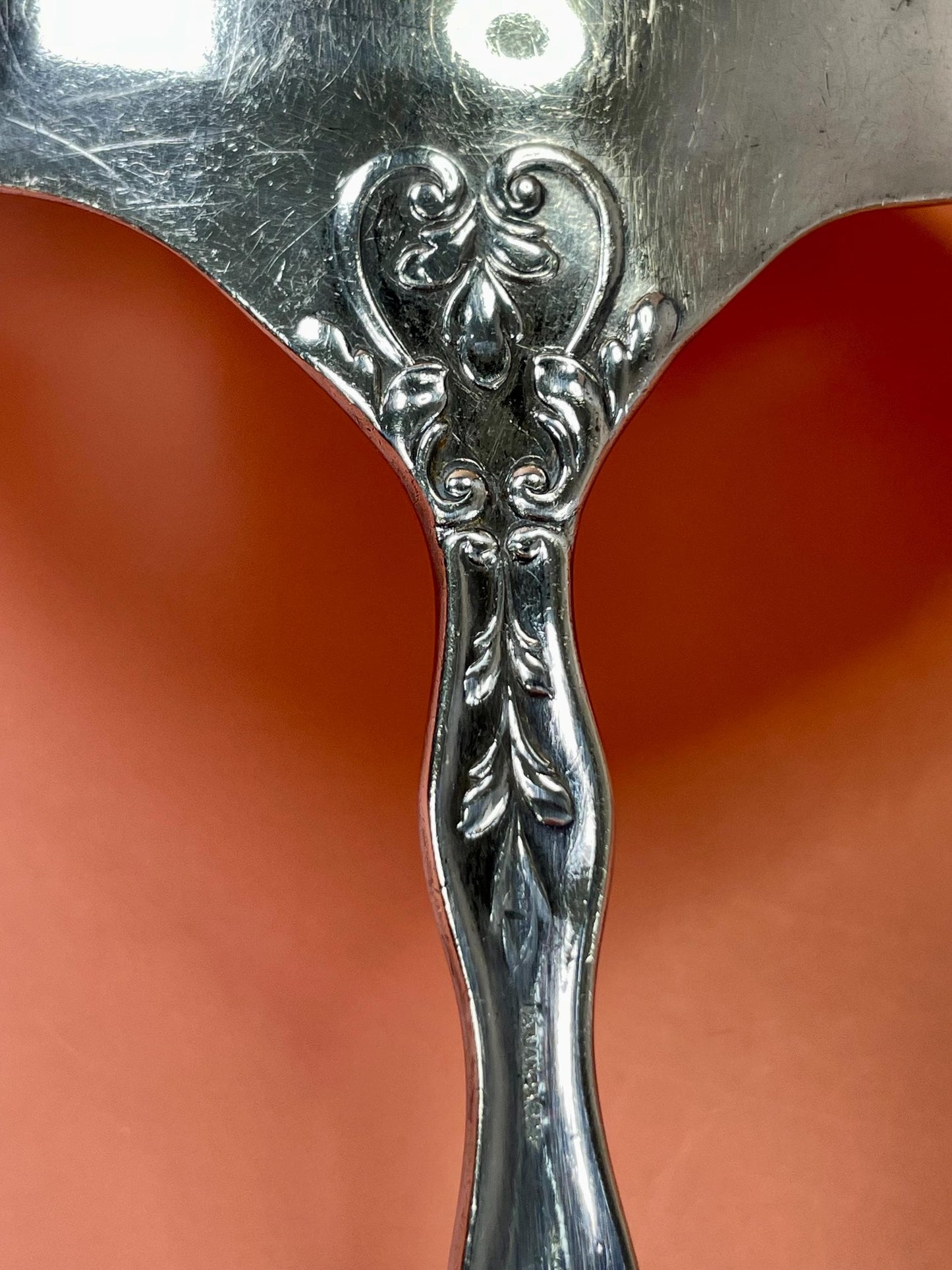 A Lovely ornate Silver Plated serving spoon  ready to gift or use