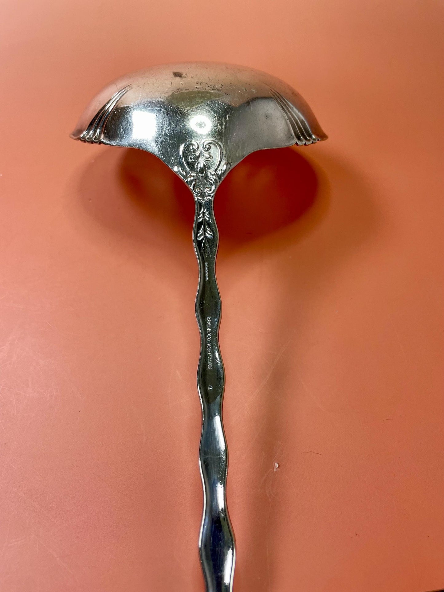 A Lovely ornate Silver Plated serving spoon  ready to gift or use