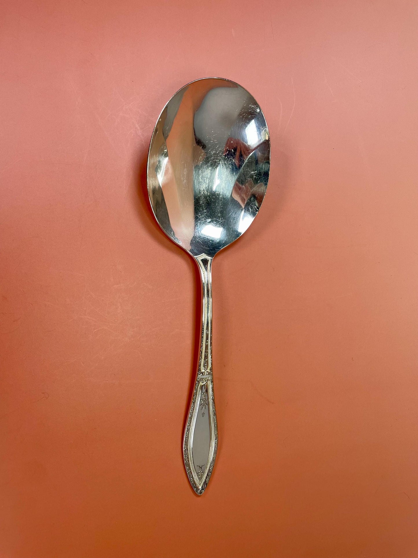 A Lovely ornate Silver Plated serving spoon  ready to gift or use