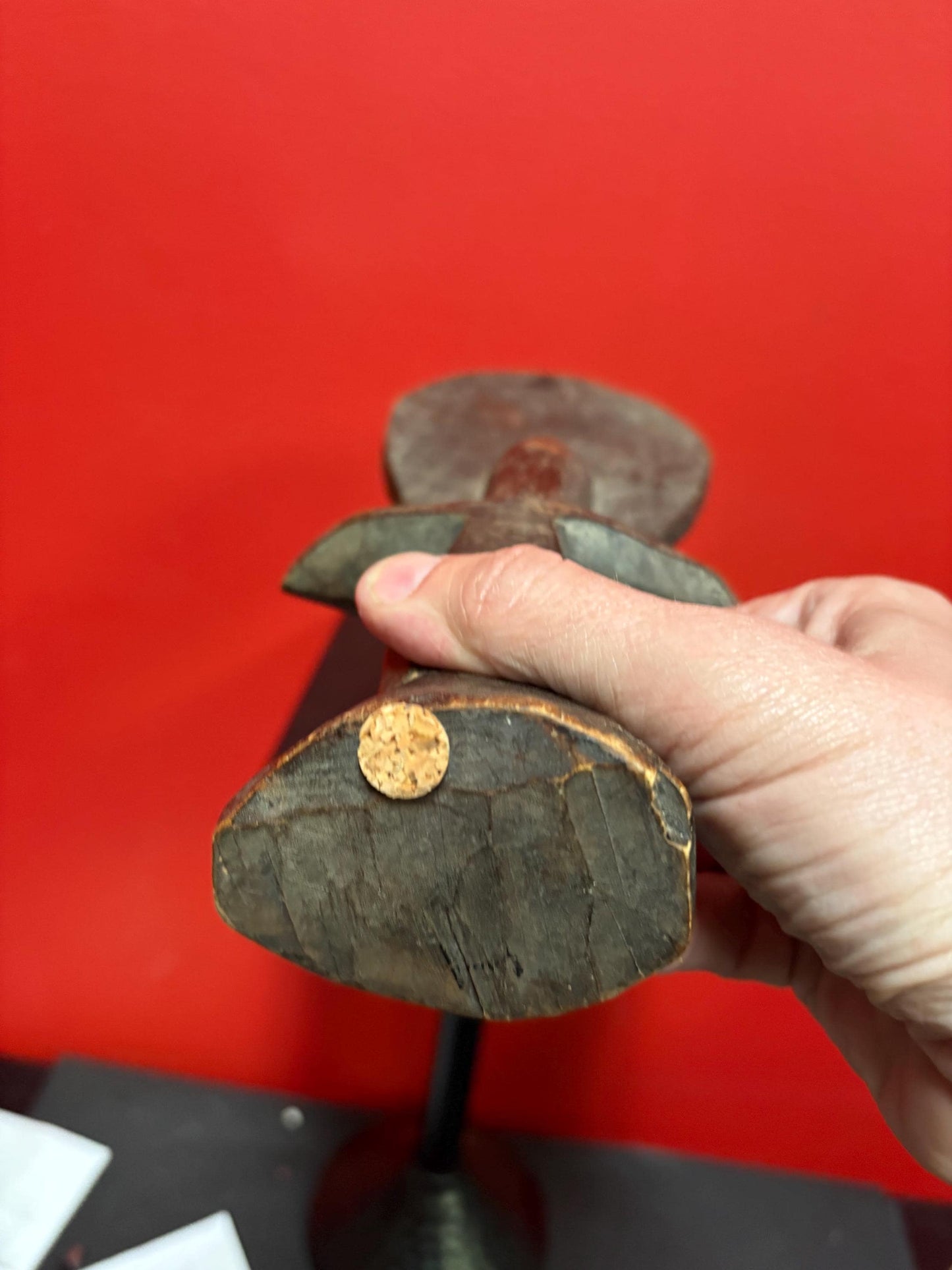 Beautiful African authentic Ashanti doll  11 inches high and a tribal beauty  nice patina  good antique condition