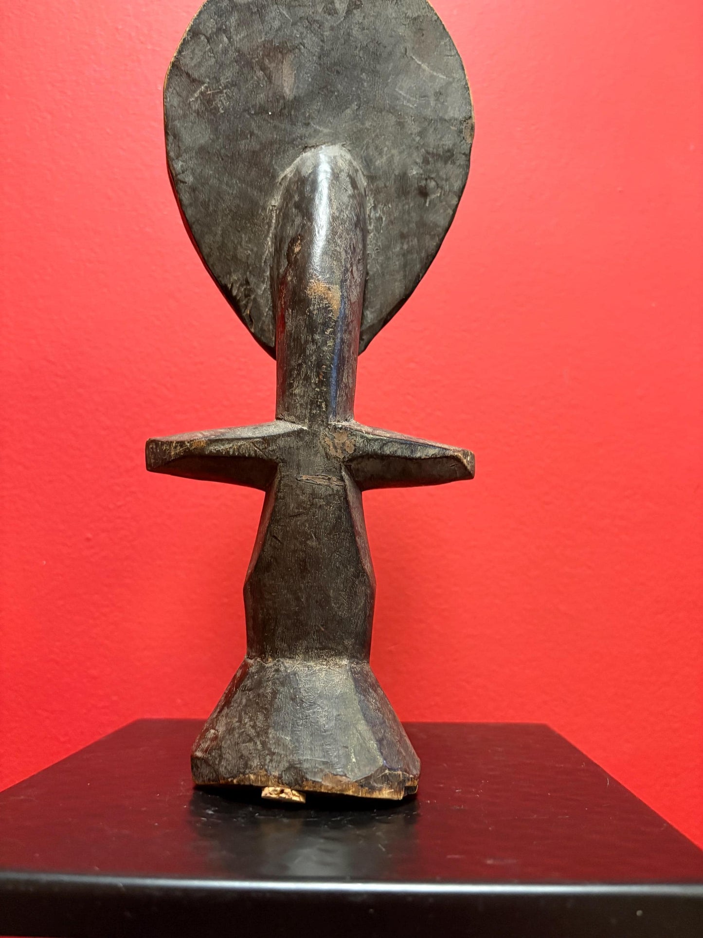 Beautiful African authentic Ashanti doll  11 inches high and a tribal beauty  nice patina  good antique condition