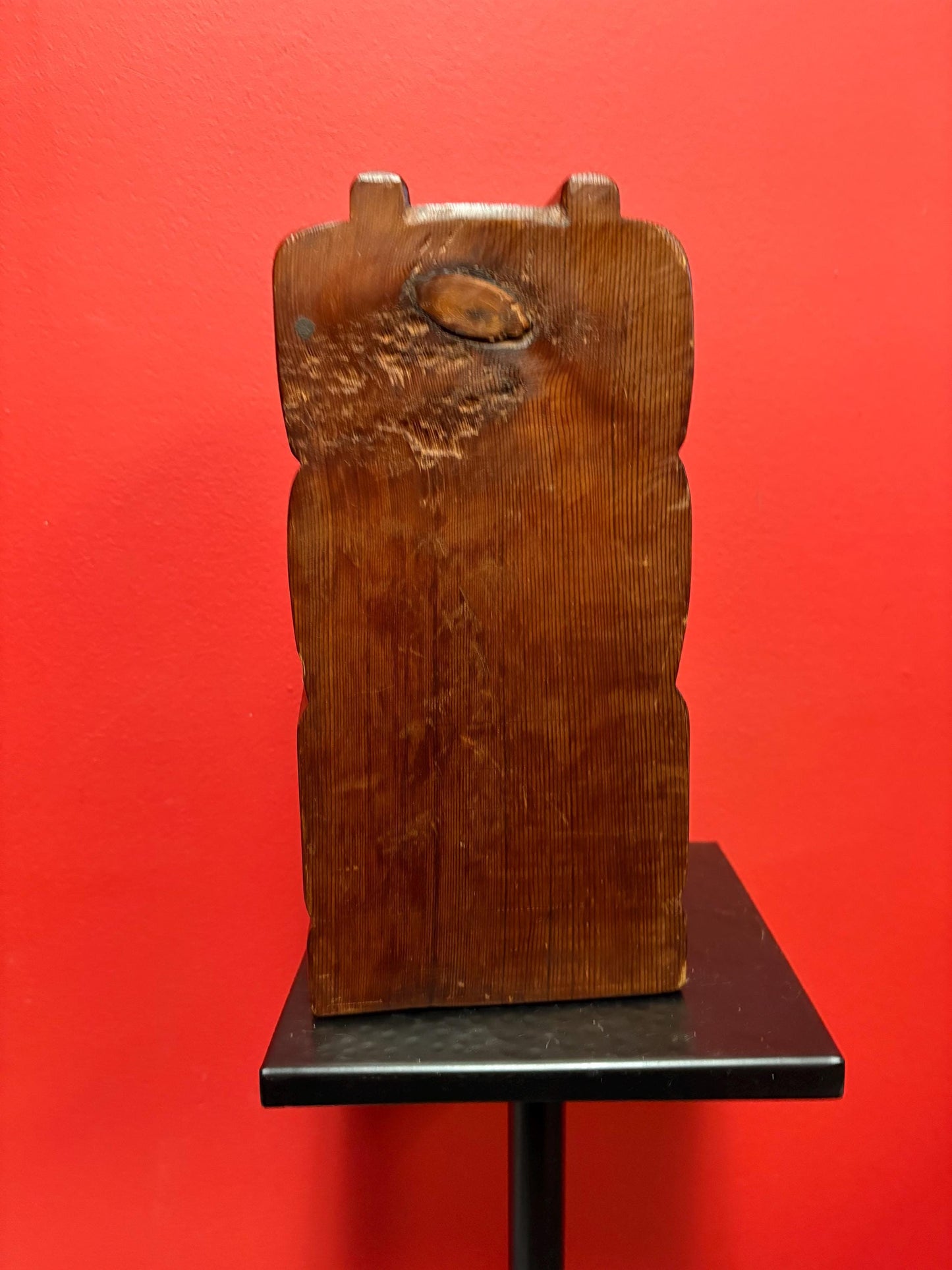 Lovely 11.5 x 5.5 inch indigenous First Nations totem  crazy cool with thunderbird and bear imagery - all one piece  wow