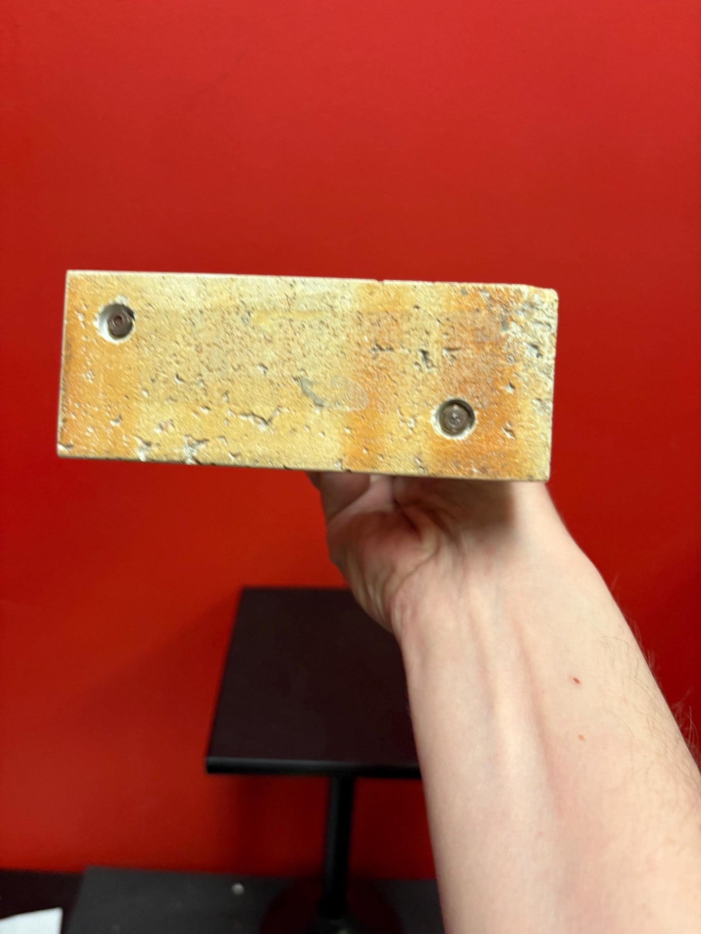 Beautiful antique 9 x 6 bronze statue of a man on Marble stand  great patina  good value