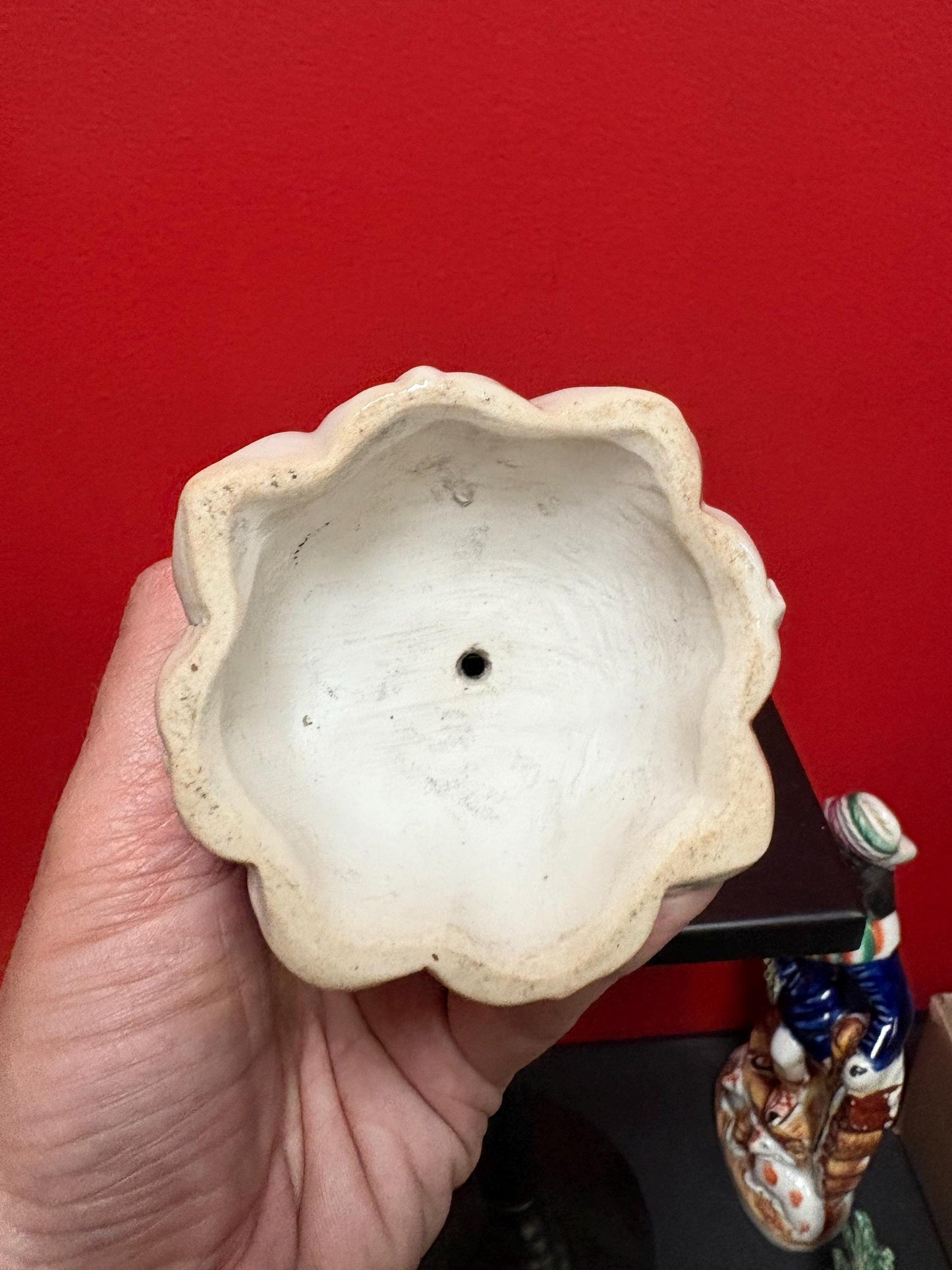 Beautiful  antique 7.5 inch tall Staffordshire statue of a victorian lady   great condition  1837 to 1875