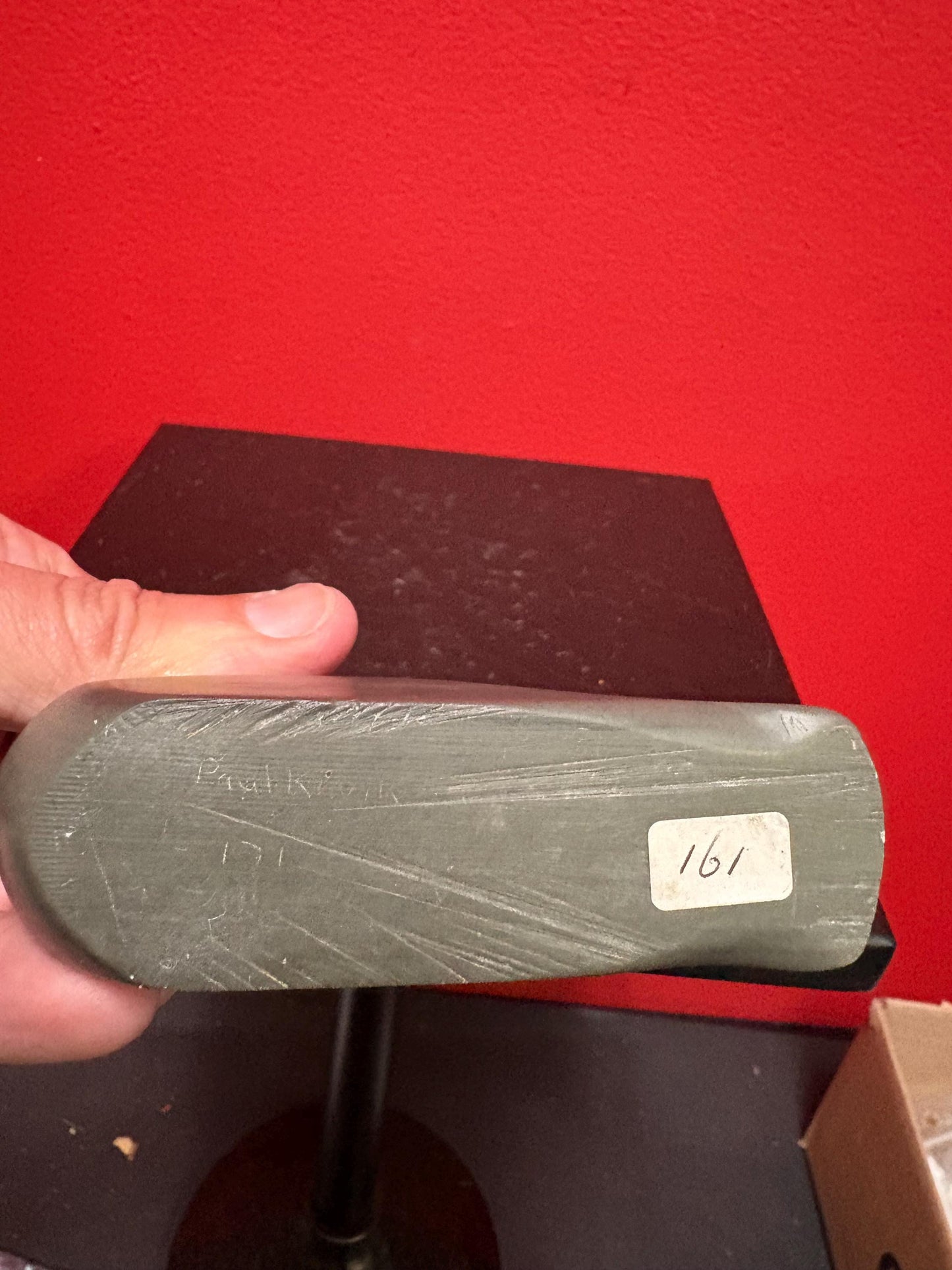 Indigenous Inuit 4 x 3 high soapstone bird  good condition and signed and good value