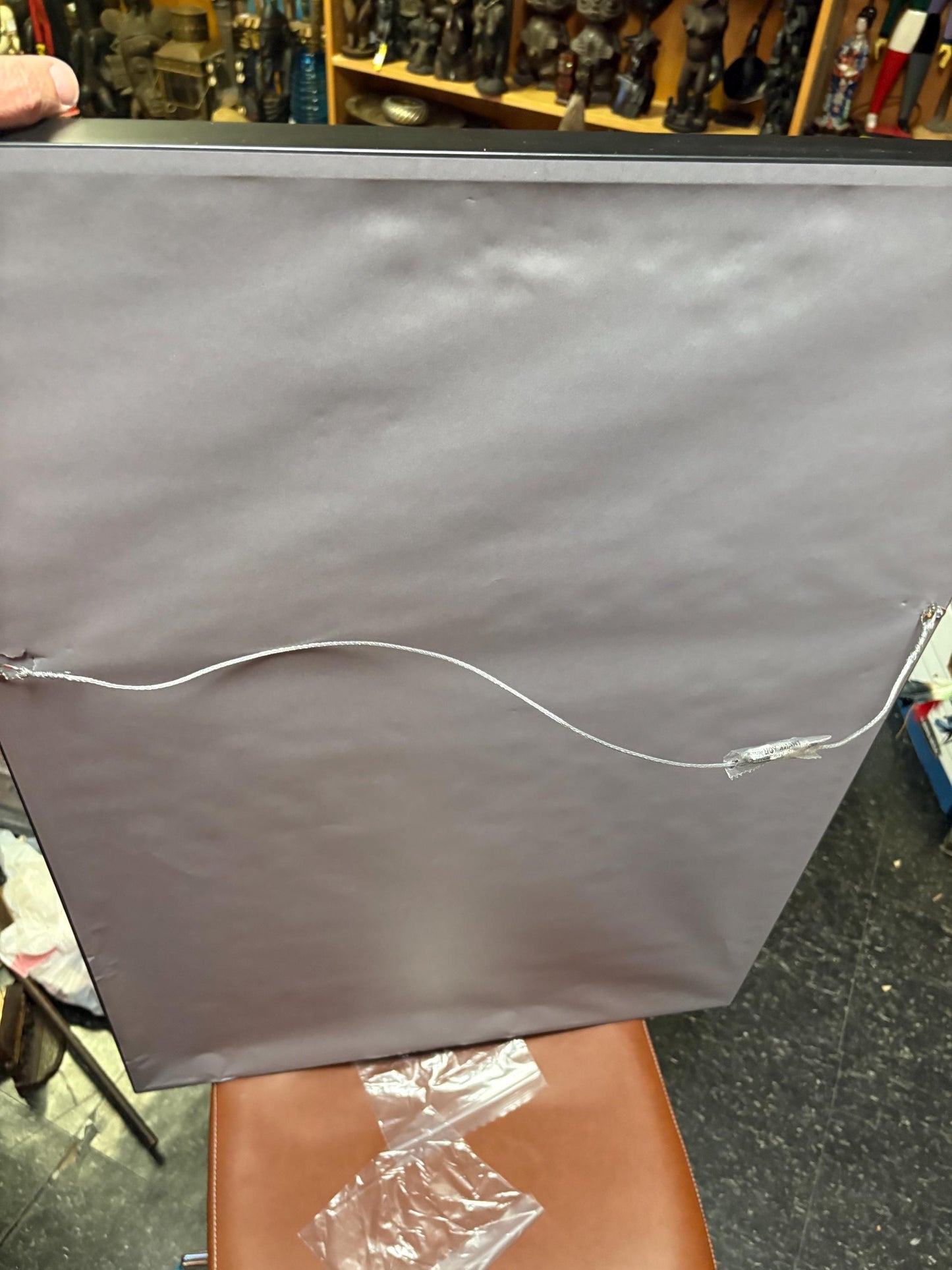 RAUSCHENBERG - very very rare 1980s signed Robert RAUSCHENBERG poster in professional frame  authentic   33 x 24 inches  see description