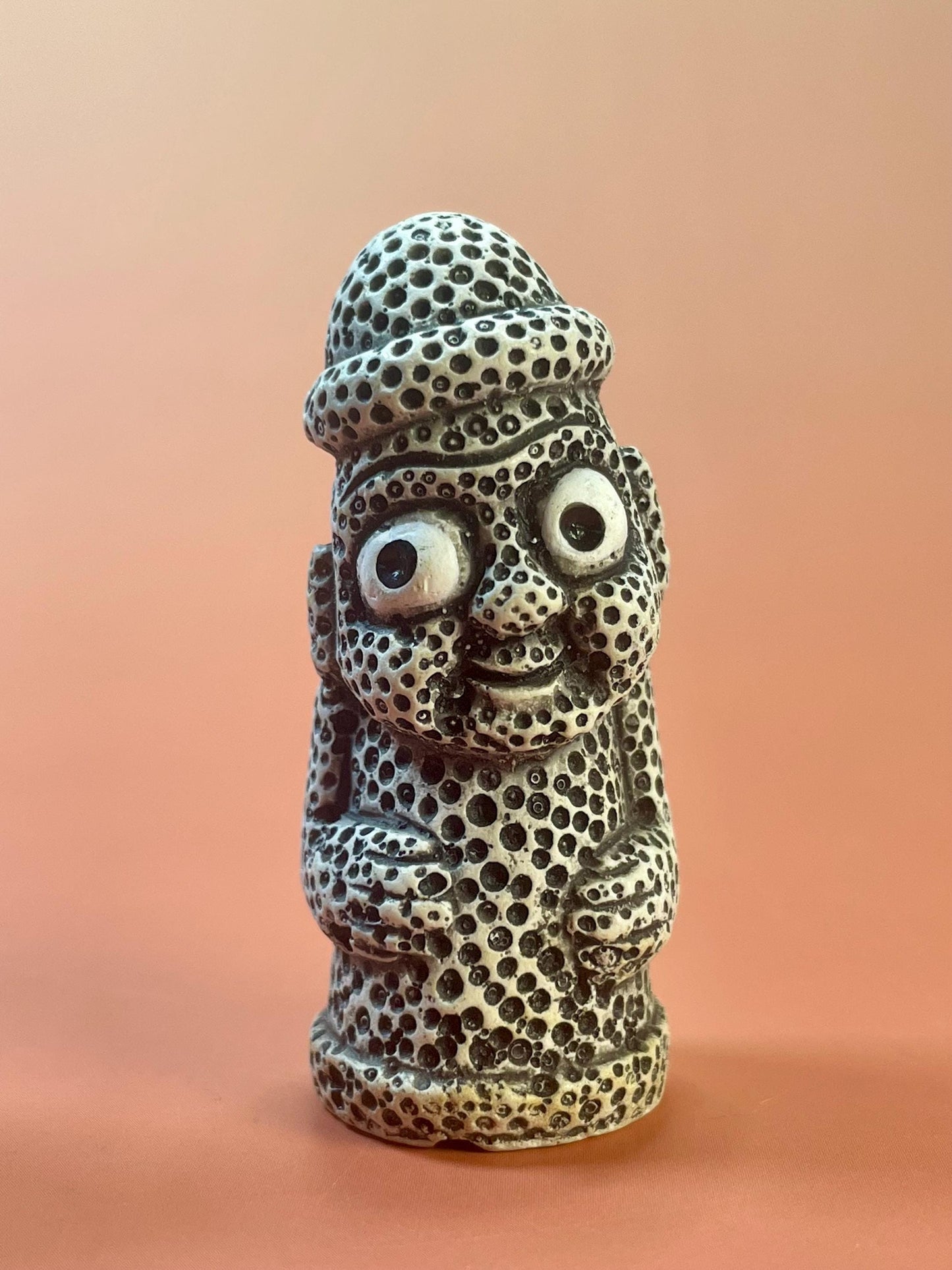 JEJU ISLAND Hareubang Stone Basalt Miniature Statues   Korean.