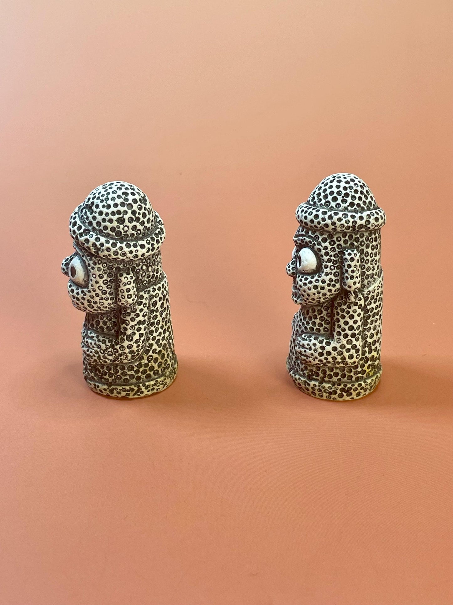 JEJU ISLAND Hareubang Stone Basalt Miniature Statues   Korean.