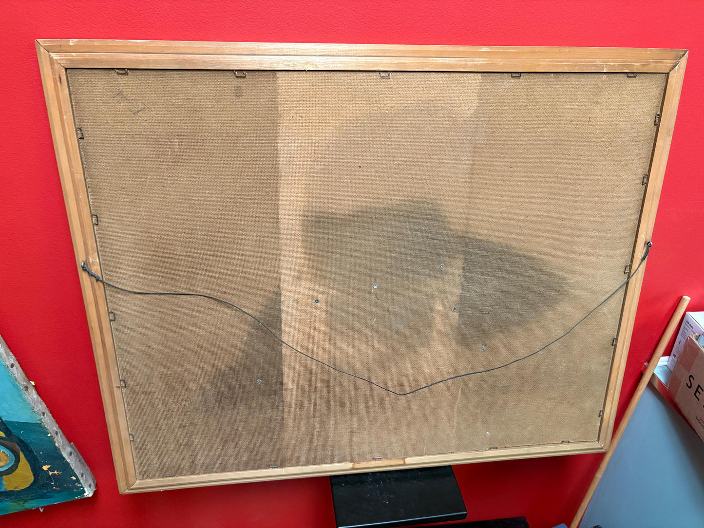 Fabulous unsigned indigenous First Nations north West Coast uniquely framed cedar killer whale and human plaque  30 by 25 inches impressive