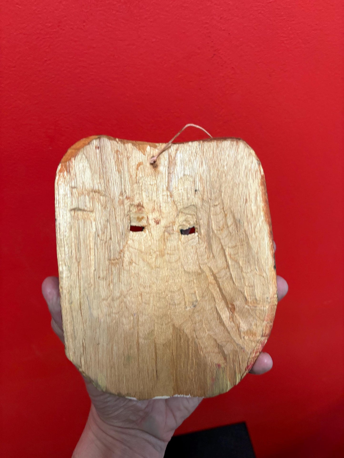 Very cool Asian wood animal mask  7 inches long and so much character great value  cheetah be cool