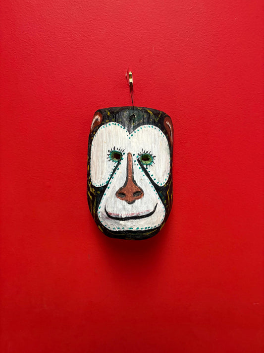 Very cool Asian wood animal mask  8 inches long and so much character great value