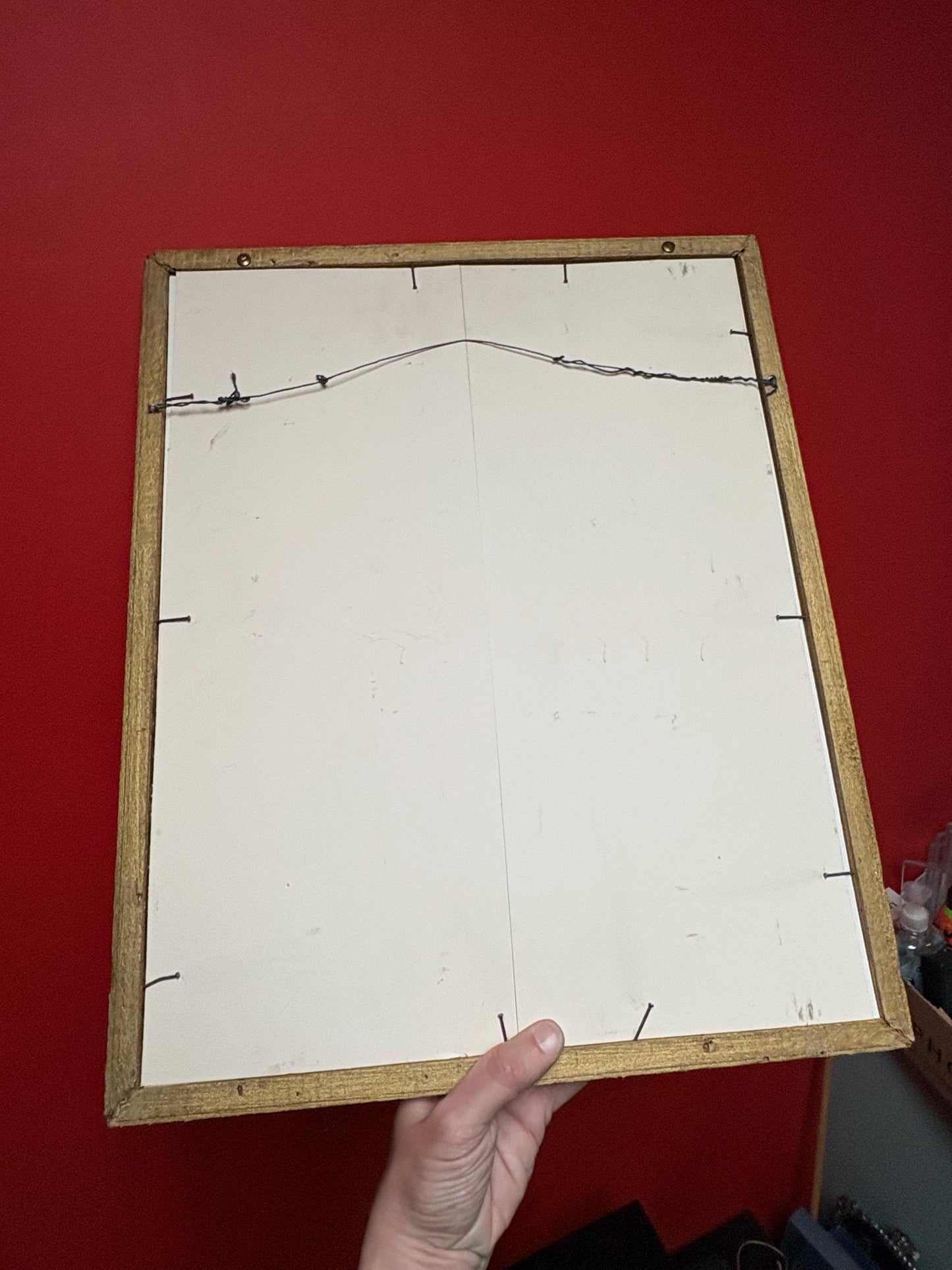 Beautiful 22 x 17 antique watercolour in fabulous gilt frame with great matte  super cool imagery  great condition  good value