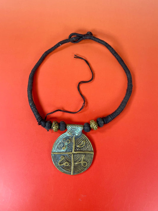 Bronze Pendant  Great Patina  show piece