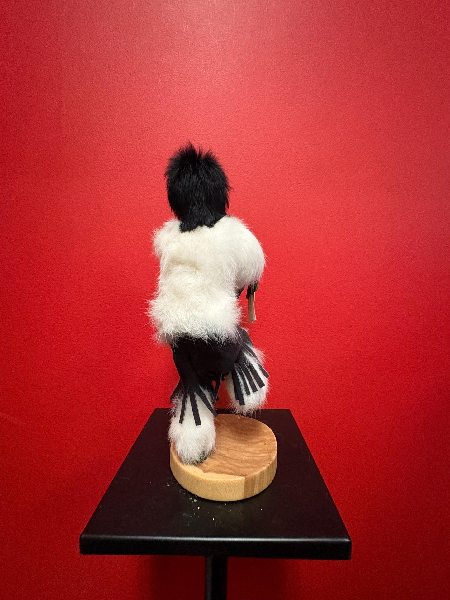 Lovely signed indigenous American hopi kachina doll great condition  12 inches tall  great basket