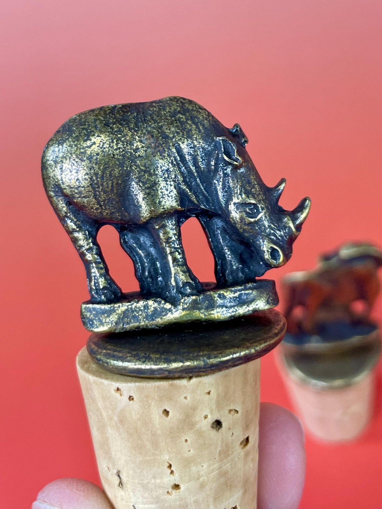 Set of the African Big 5 Bottle Stopper corks