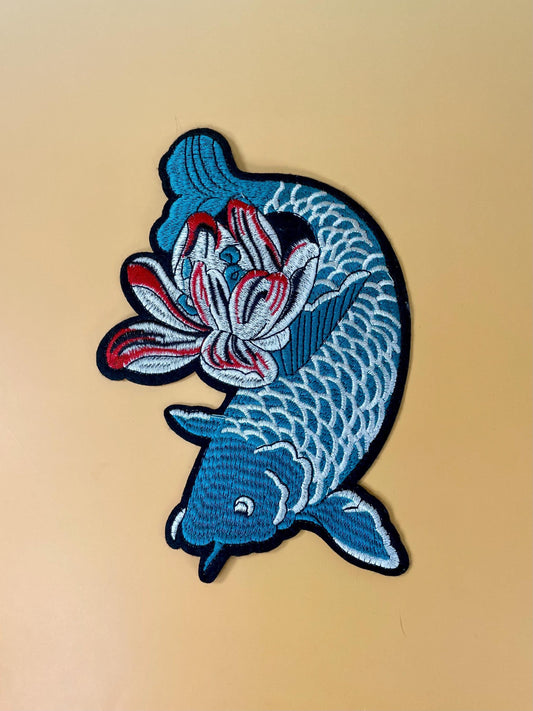 Lovely Large Koi Fish Sew-On Patch