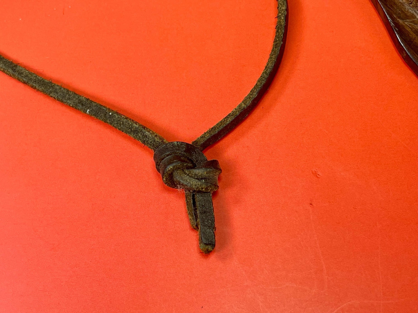 Large Hand Carved Wooden Swordfish Pendant