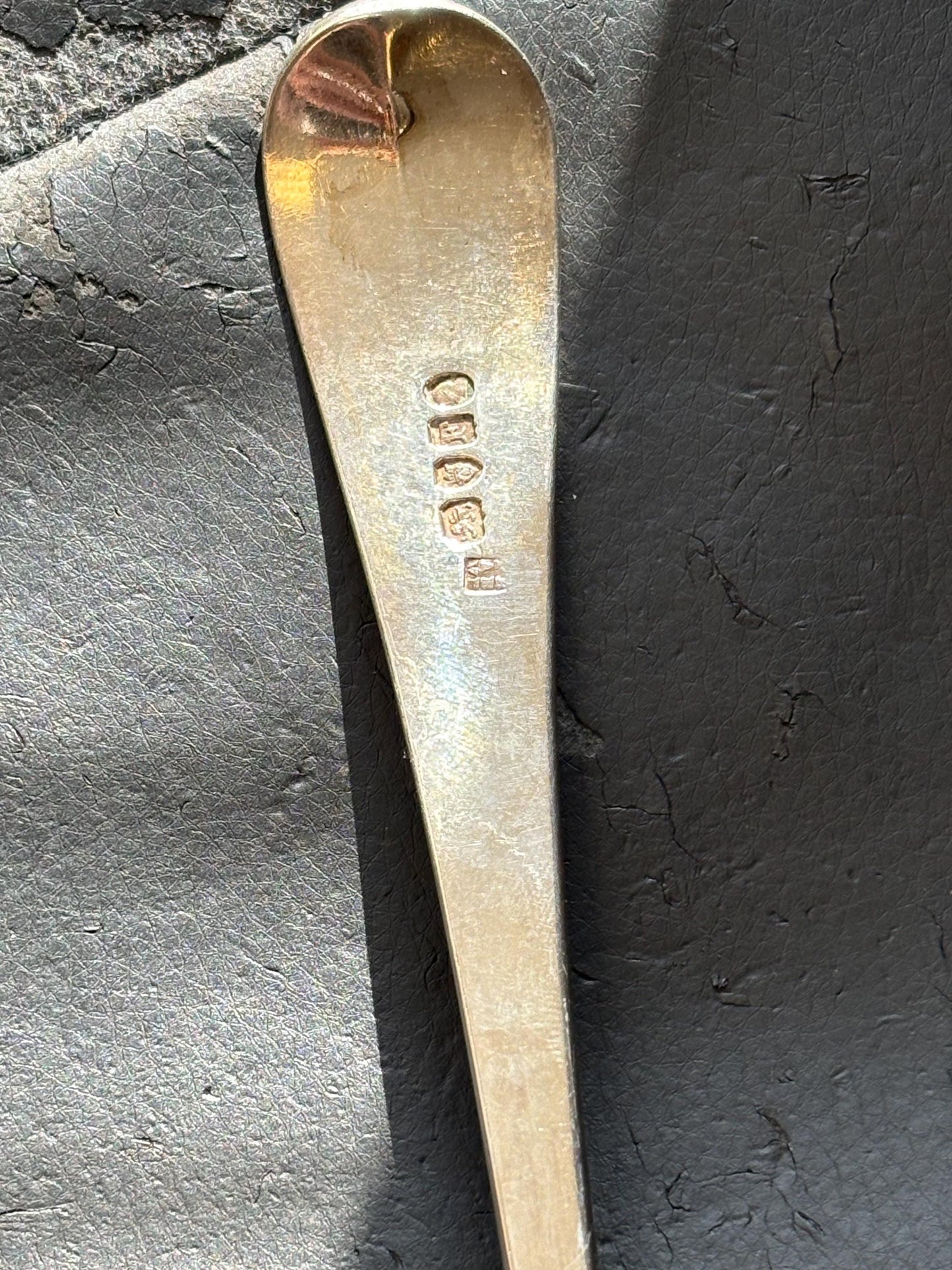 Stunning 12 inch long Georgian Sterling  stuffing spoon by Peter ann and William Bateman  great condition  great price B