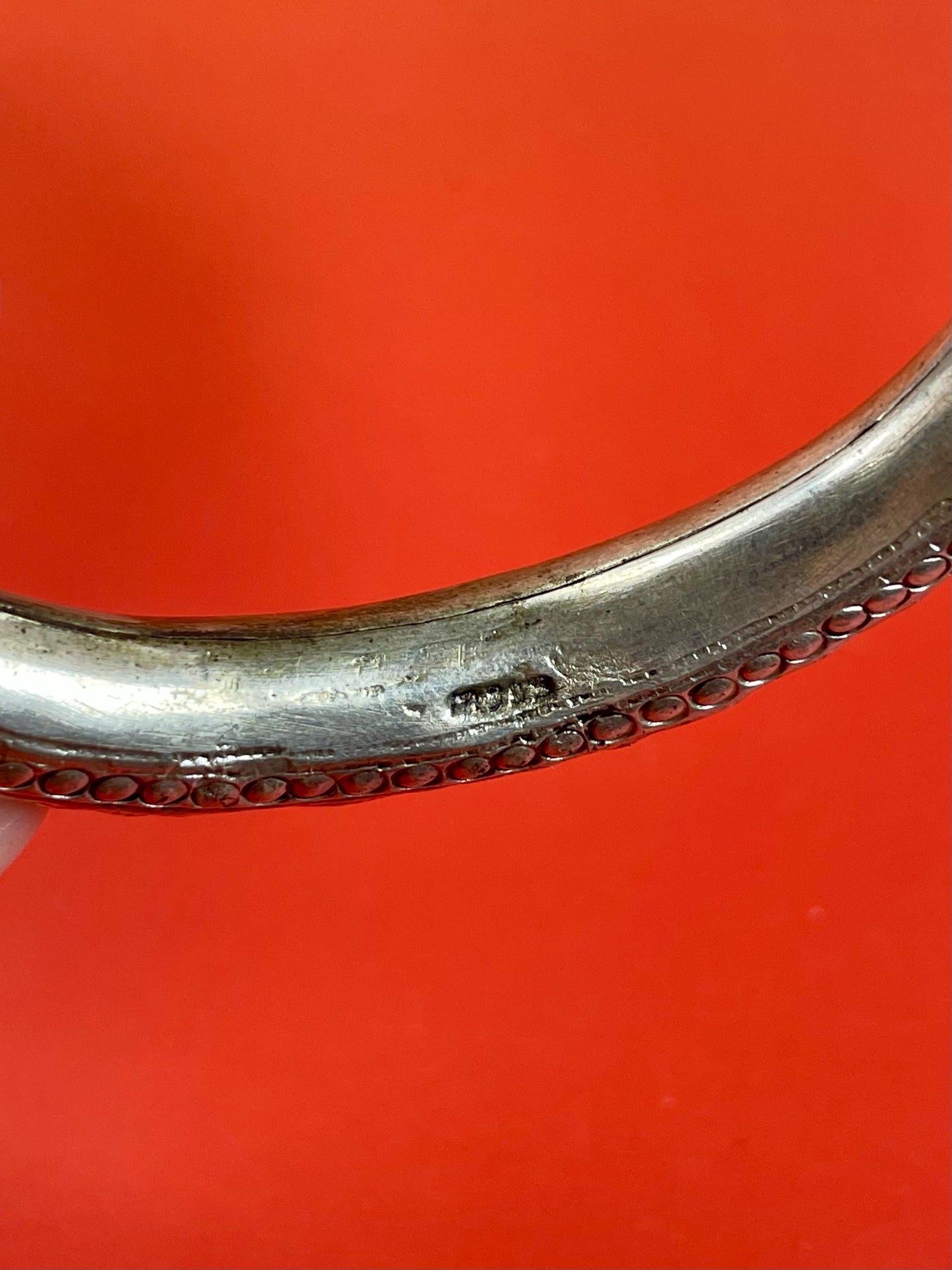 Indian 800 Silver Bracelet  nice detail  good gift