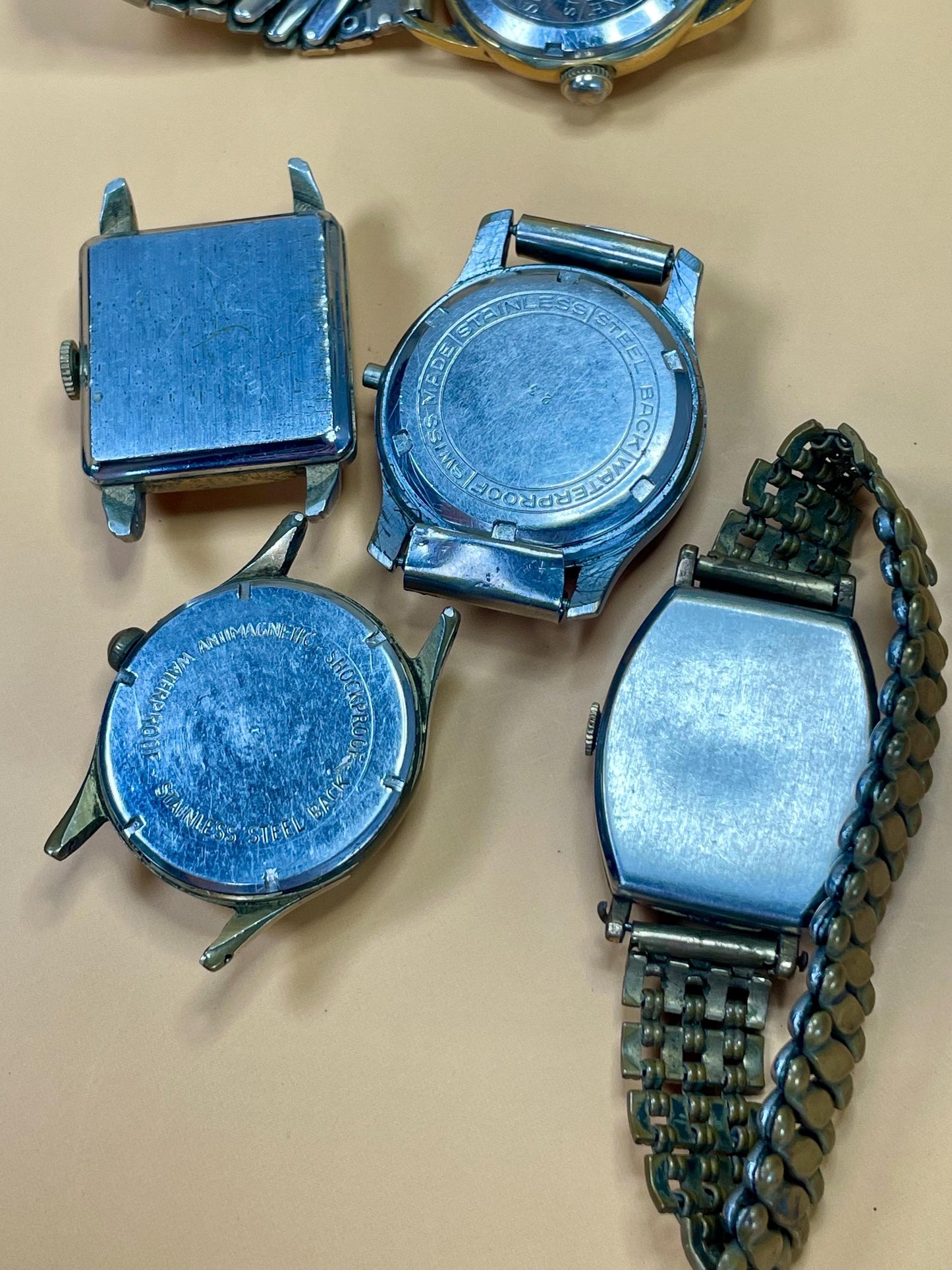 Lot of 6 Watches for Crafting