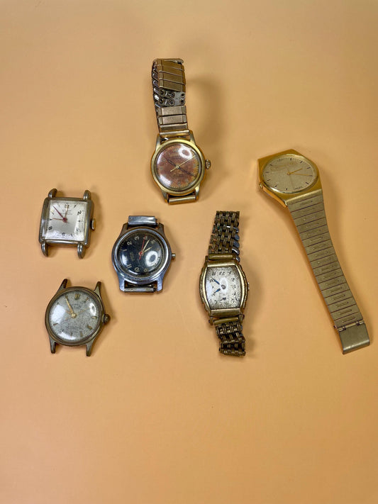 Lot of 6 Watches for Crafting