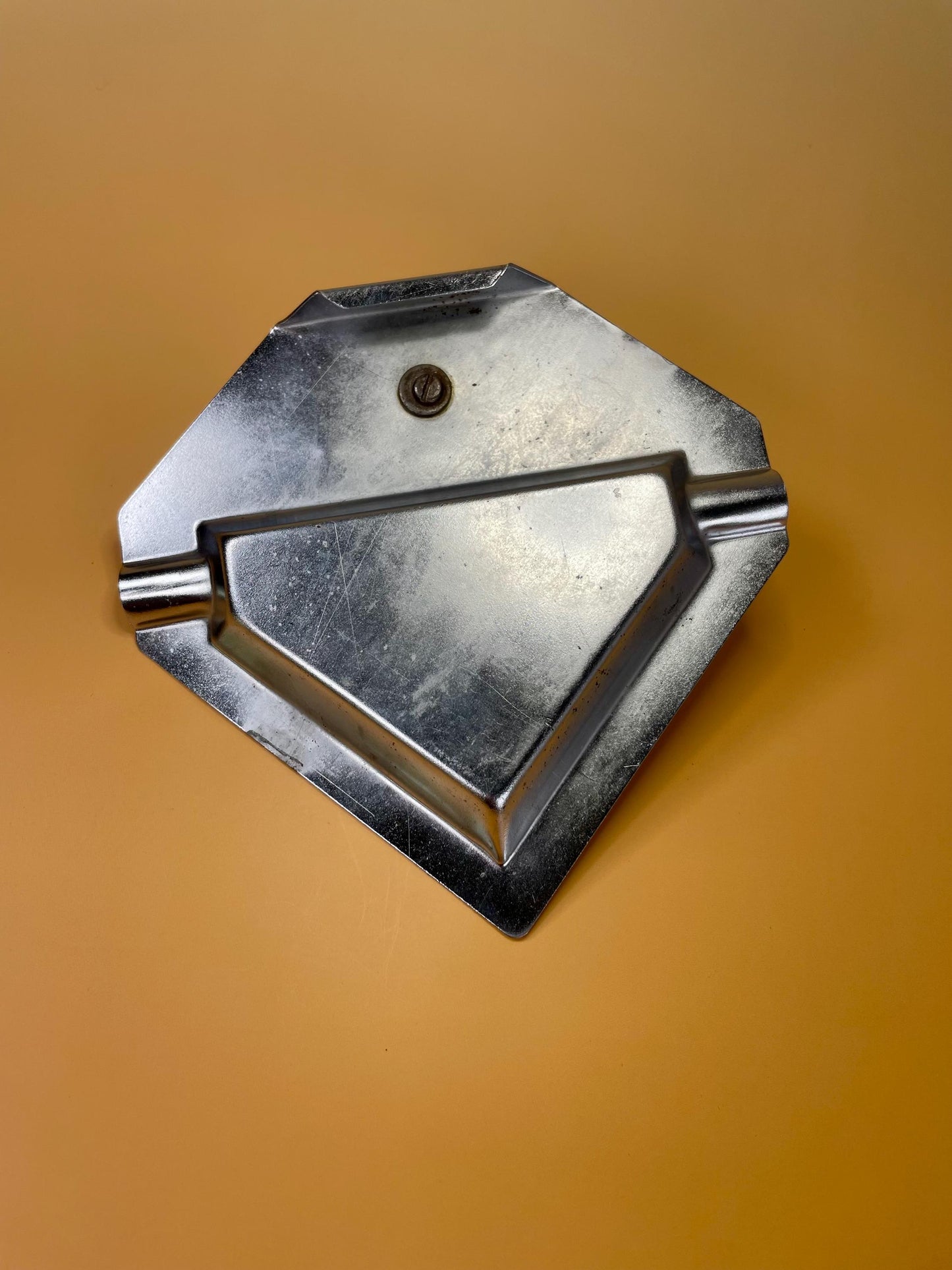 Art Deco Metal Ashtray with Scottish Terrier