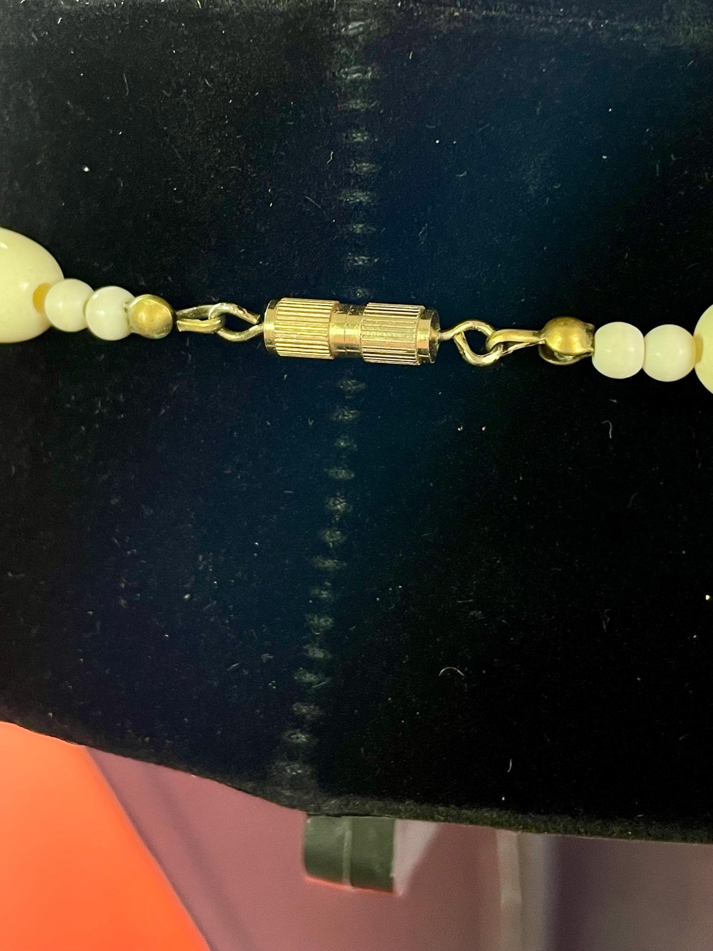 21 inch Necklace with Unique Wood Chip Beads