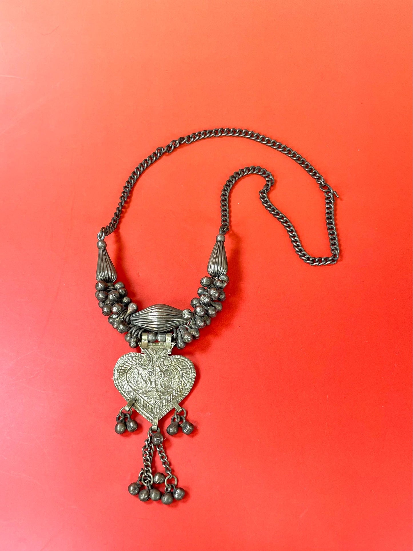 Persian Untested Silver Necklace  Beautiful Design