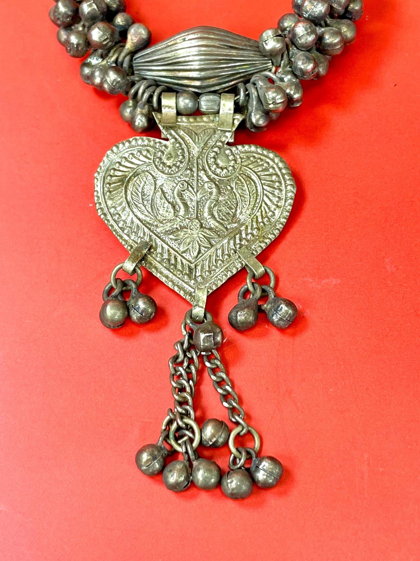 Persian Untested Silver Necklace  Beautiful Design
