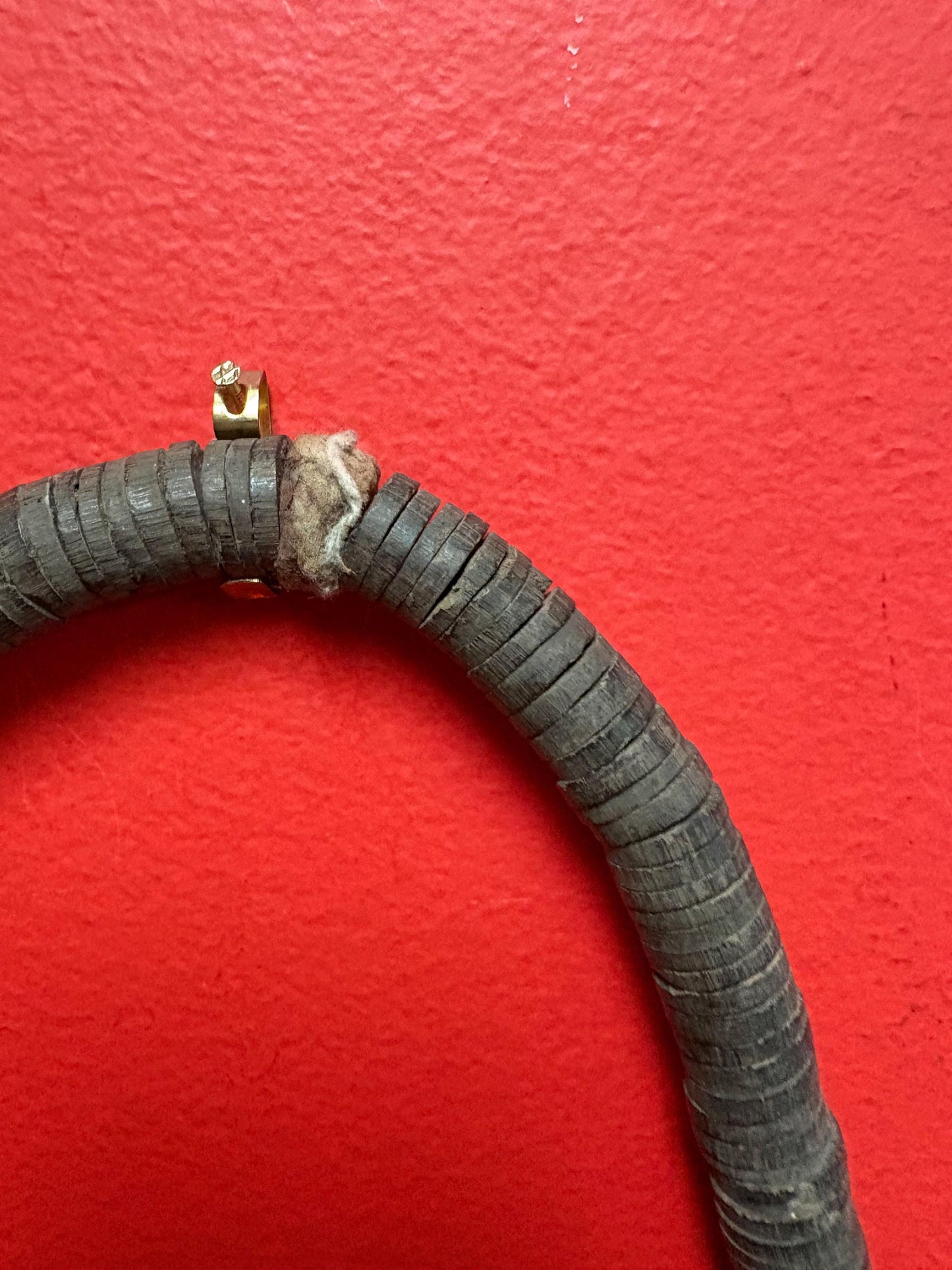 Amazing unique African antique wood necklace   approximately 34 inch circumference and no clap  great to wear a gift