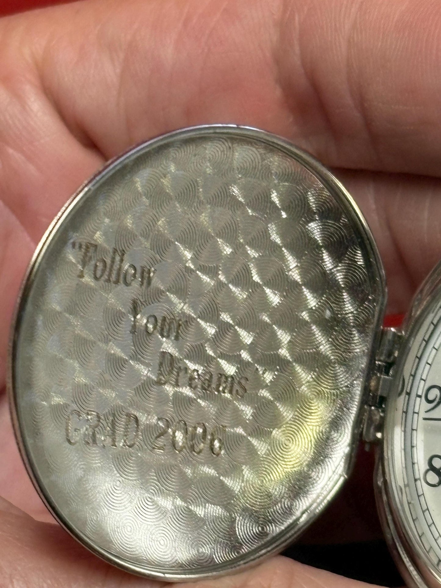 Cool little pocket watch - as is  possibly belonged to former Prime Minister, Justin Trudeau  great value  2.5 inches