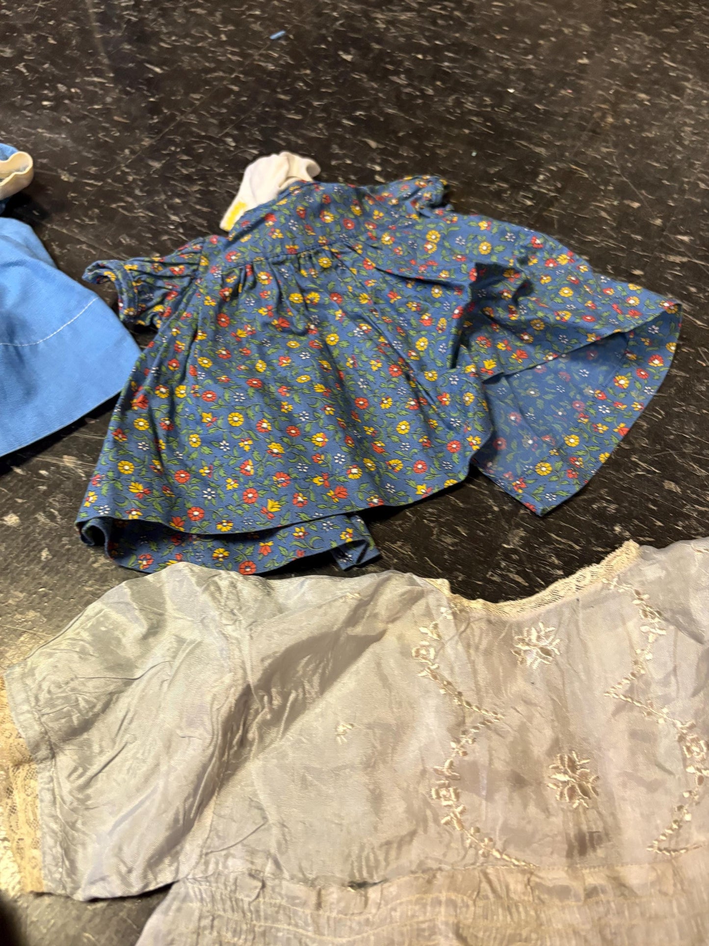 Beautiful lot  of antique doll clothes  great value  from major collection