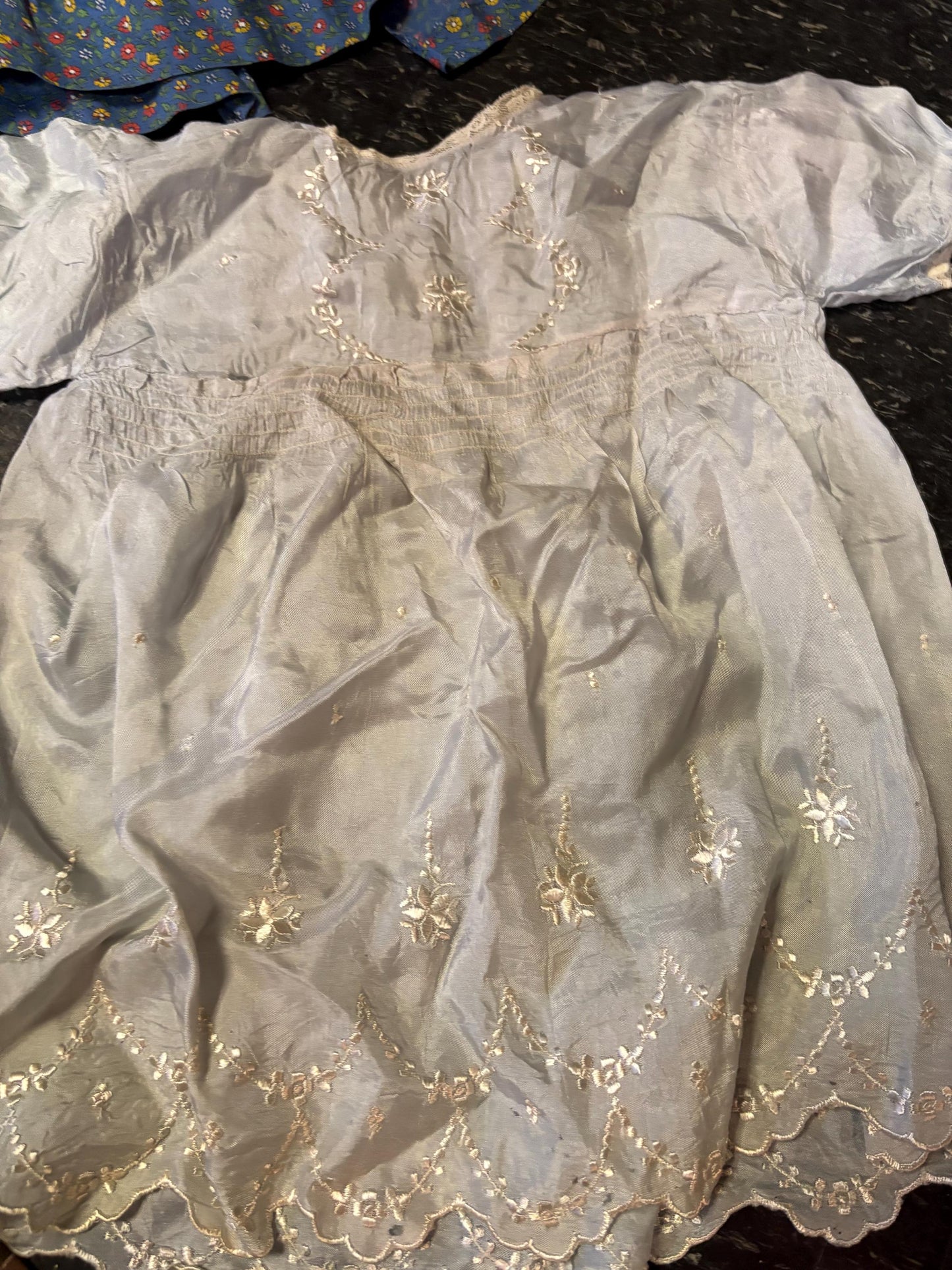 Beautiful lot  of antique doll clothes  great value  from major collection