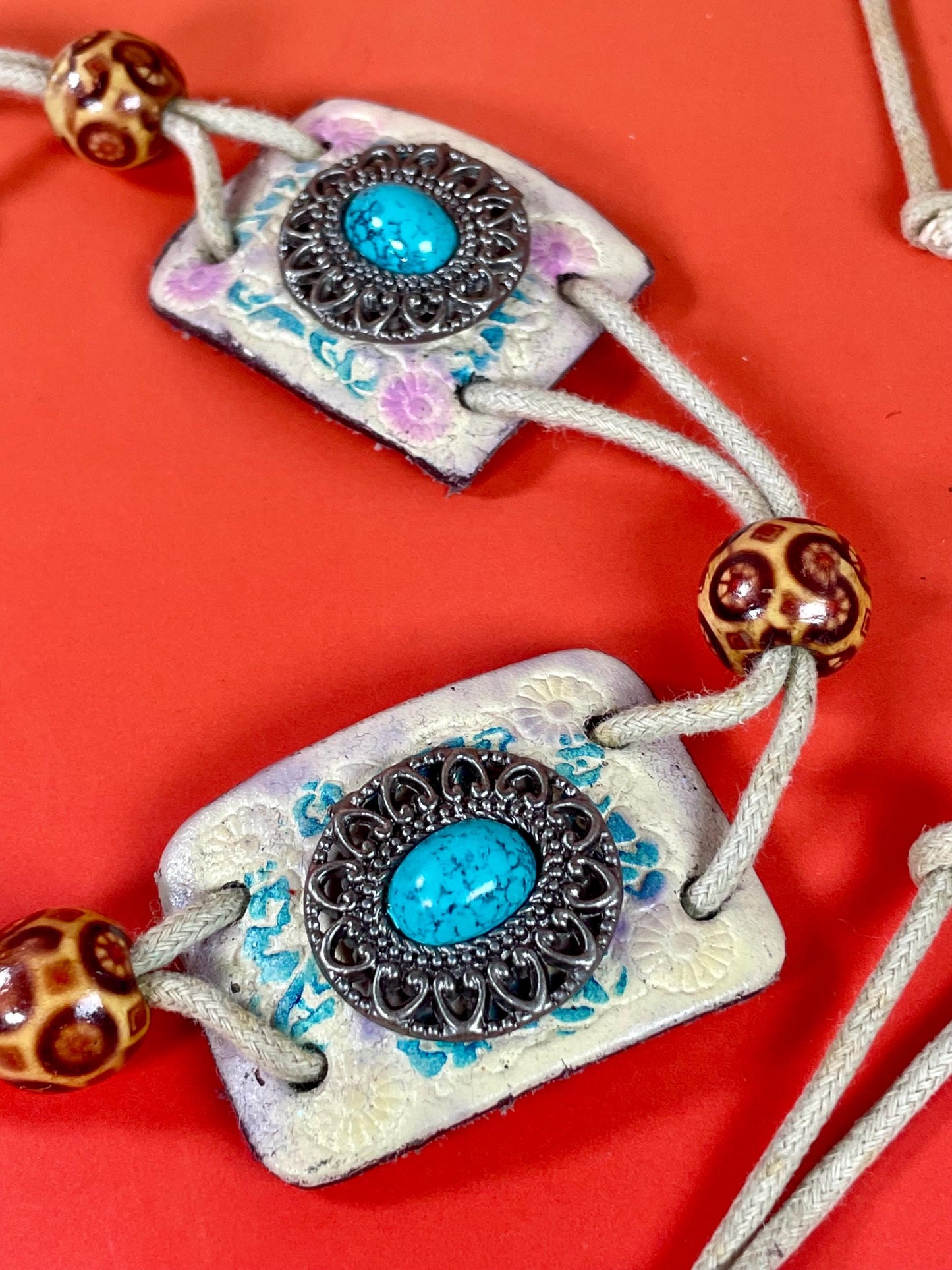 Cool Handpainted Leather Belt